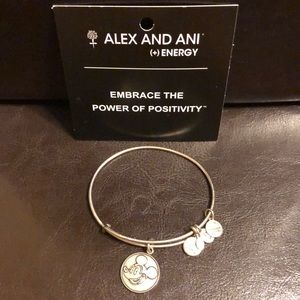 Auth Alex and Ani Disney silver Mickey